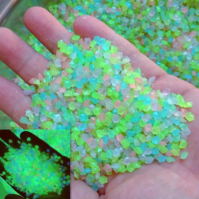 Glow In The Garden Pebbles Luminous Stones Micro Fairy Garden Decor Aquarium