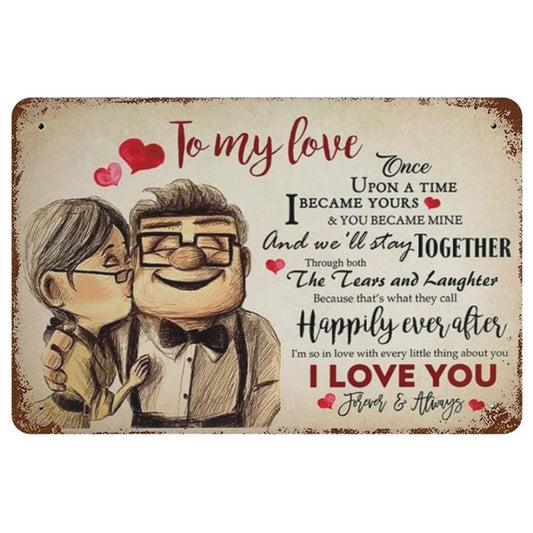 To My Wife You Are Braver Than You Believe Gift Aluminum Sign