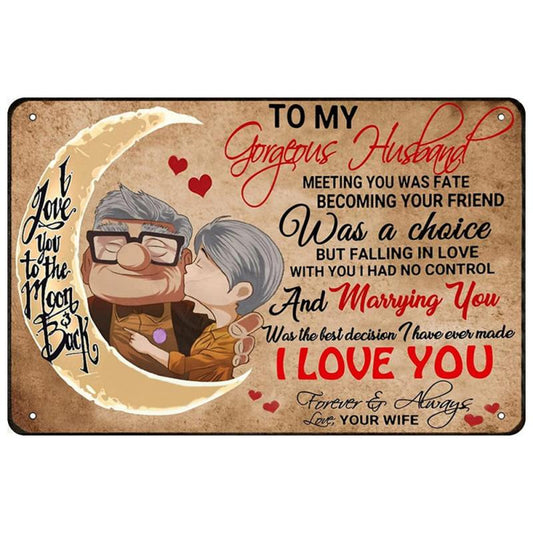To My Wife You Are Braver Than You Believe Gift Aluminum Sign