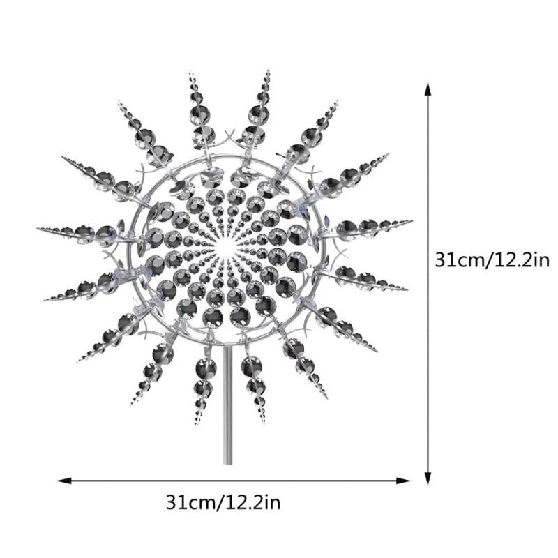 3D Metal Windmill Wind Spinner - Magical Additions to Your Garden