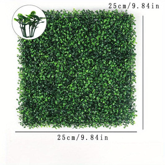 Artif. Boxwood Topiary Hedge Plant Panel Outdoor Patio UV Protected Greenery