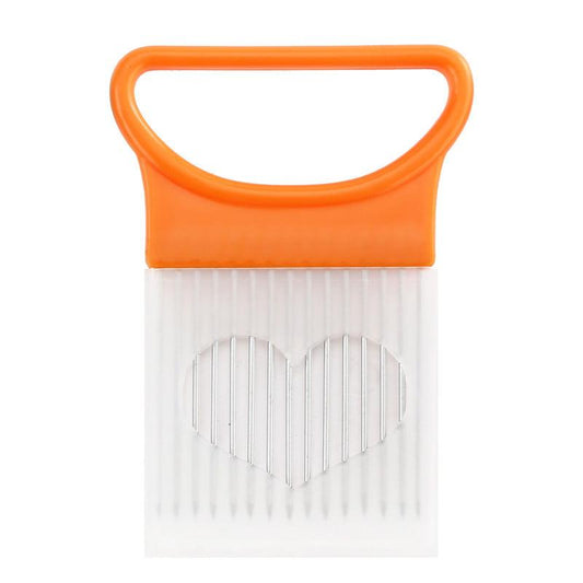 Stainless Steel Onion Needle Slicer Cutter Chopper Onion Ring Artifact