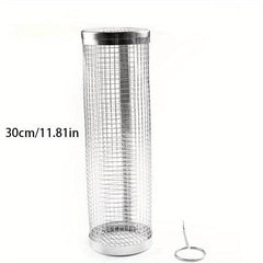 BBQ Net Tube Grill Basket for Fish & Vegetables