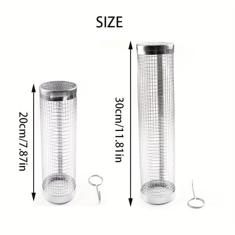 BBQ Net Tube Grill Basket for Fish & Vegetables