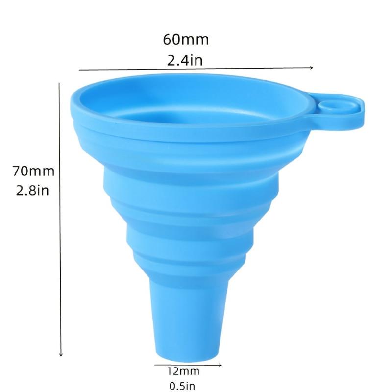 Silicone Collapsible Funnel for Liquid Transfer Kitchen Gadgets