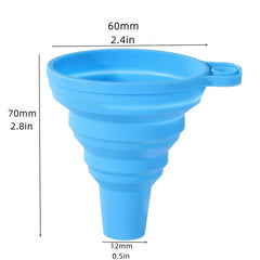 Silicone Collapsible Funnel for Liquid Transfer Kitchen Gadgets