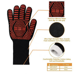 Fireproof Heat Resistant Gloves for Kitchen Cooking