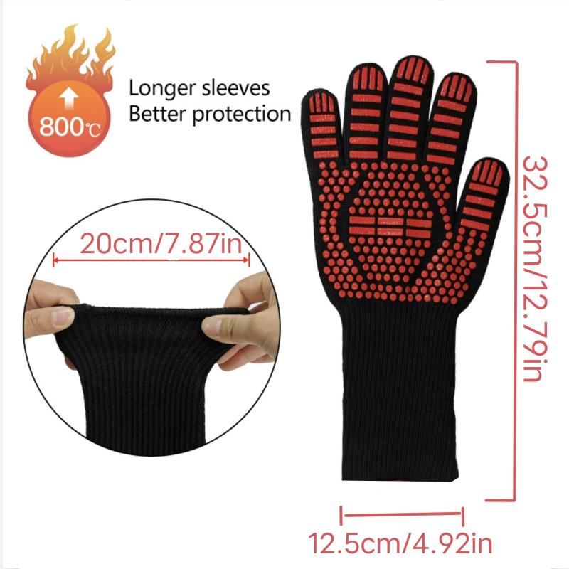 Fireproof Heat Resistant Gloves for Kitchen Cooking