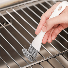 BBQ Grill Cleaning Mesh Rack Brush Scraper Safety Grill Brush