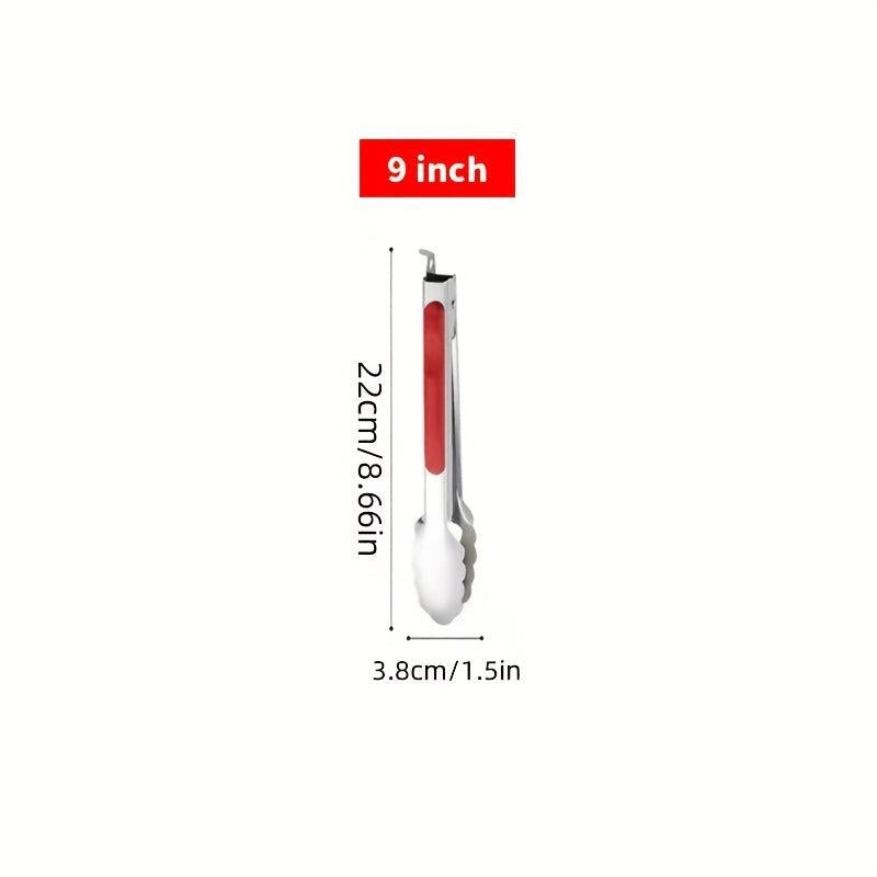 2PCS Stainless Steel BBQ Tongs - Anti-Scald
