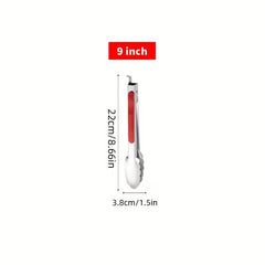 2PCS Stainless Steel BBQ Tongs - Anti-Scald