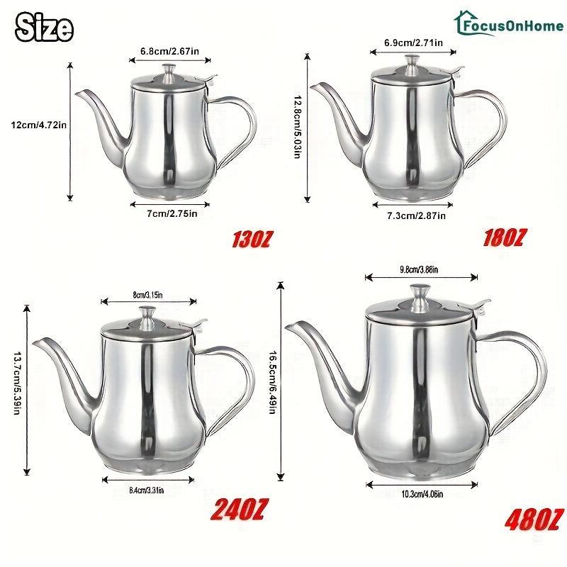 Stainless Steel Pot Household Filter Bottle Seasoning Pot Storage Tank