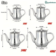 Stainless Steel Pot Household Filter Bottle Seasoning Pot Storage Tank