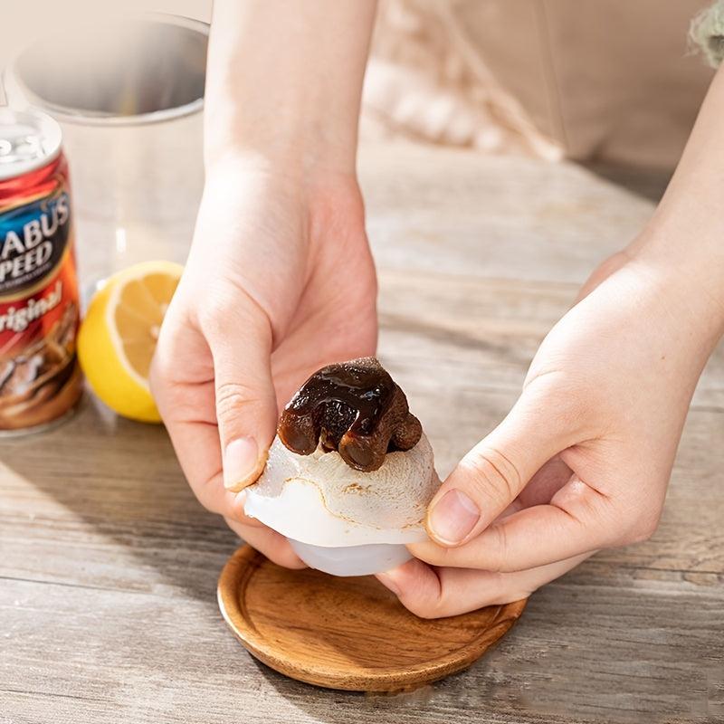 3D Bear Ice Cube Molder for Ice Cream, Coffee, Chocolate - 1pc