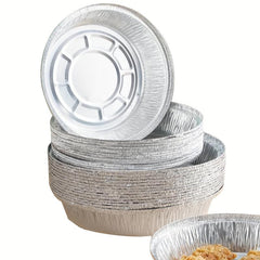 10pc Tinfoil Tray Set for Air Fryers BBQs Camping Parties