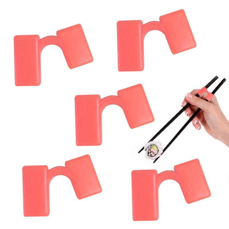 5pcs Chopstick Trainer Holder for Adults & Kids, Reusable Help