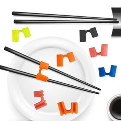 5pcs Chopstick Trainer Holder for Adults & Kids, Reusable Help