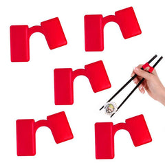 5pcs Chopstick Trainer Holder for Adults & Kids, Reusable Help