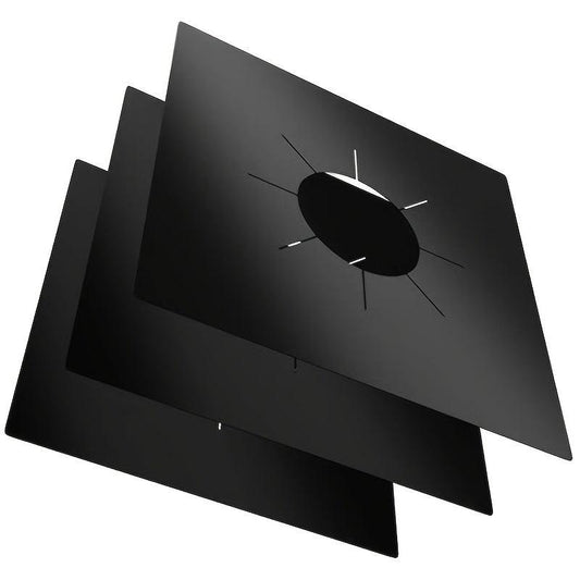Non Stick Square Gas Stove Burner Covers Fireproof Gas Stove Mats