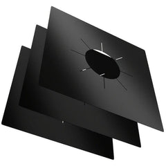Non Stick Square Gas Stove Burner Covers Fireproof Gas Stove Mats