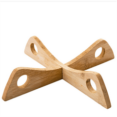 Wooden Trivet Heat Resistant Pot Mat for Kitchen Table Decor