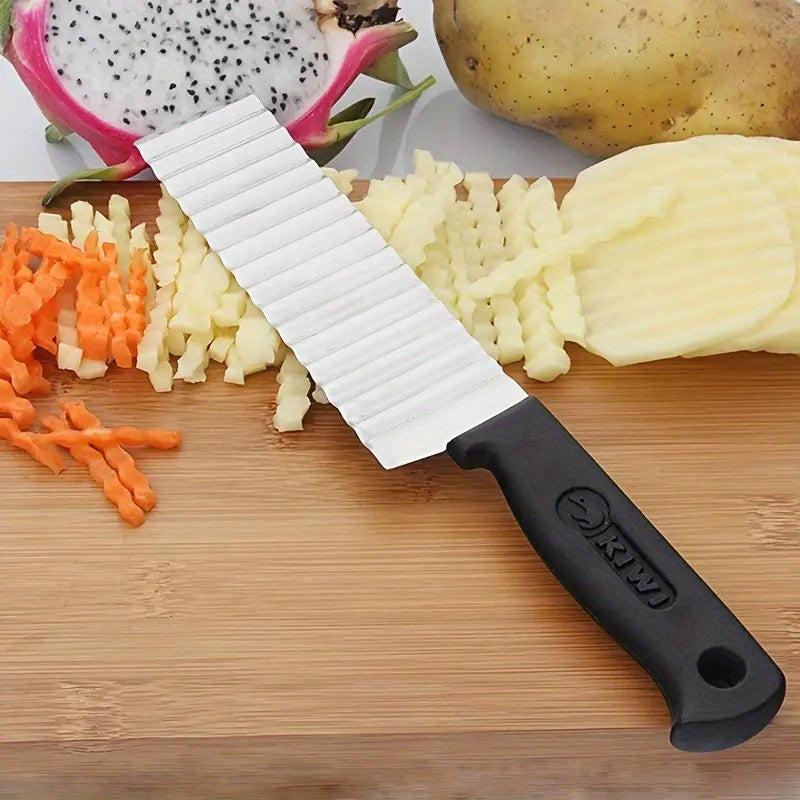Wave Potato Cutter Stainless Steel French Fry Cutter