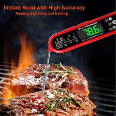 1pc Digital Meat Thermometer 3 In 1 Food Thermometer for Grilling and Cooking