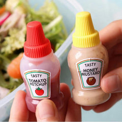 4pcs Mini Seasoning Bottles for Picnics BBQs Camping & School