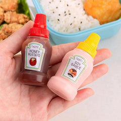 4pcs Mini Seasoning Bottles for Picnics BBQs Camping & School