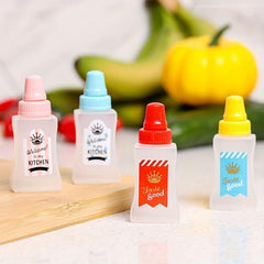 4pcs Mini Seasoning Bottles for Picnics BBQs Camping & School