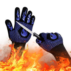 Cutting Resistant Gloves Non Slip Silicone Heat Resistant Gloves