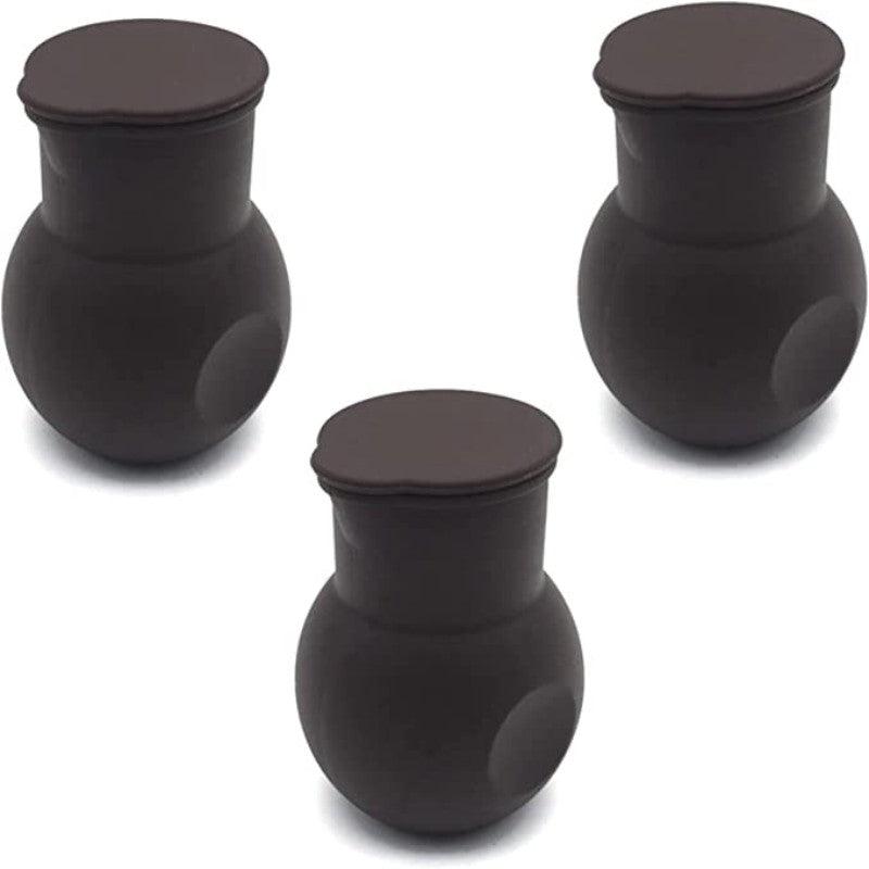 3pcs Chocolate Melting Pot Silicone For Butter Cheese Candy