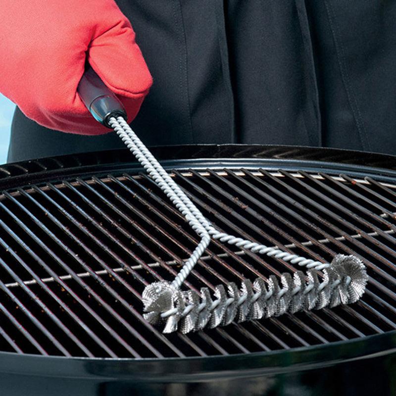 BBQ Grill Cleaning Brush Stainless Steel Bristles