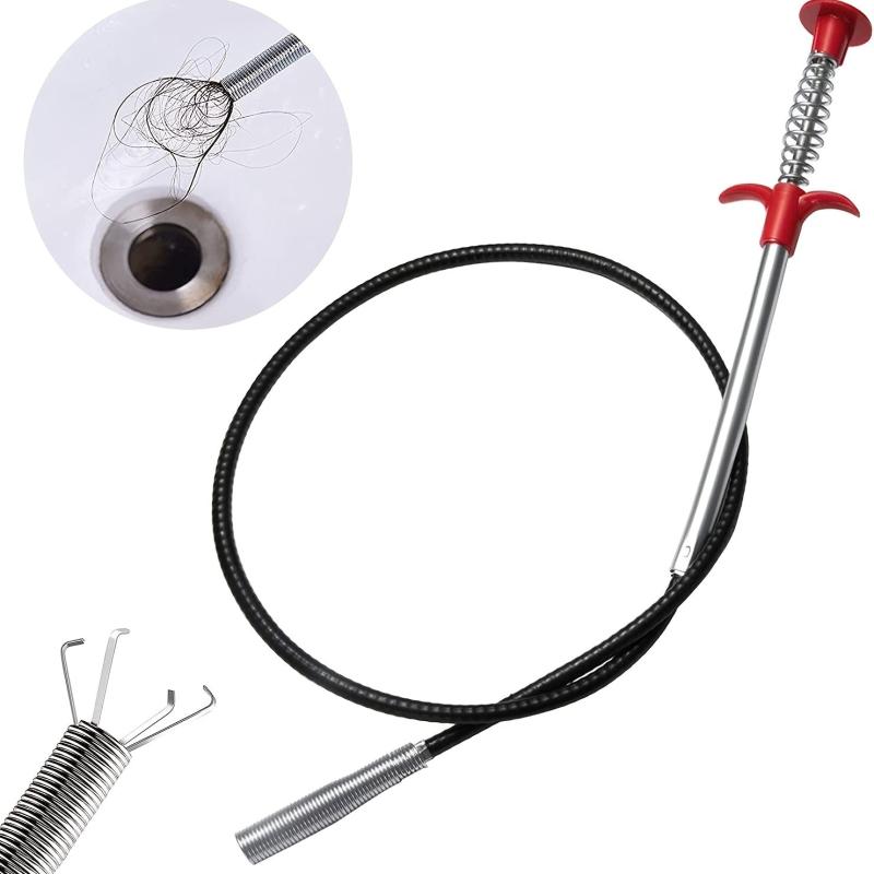 Toilet Dredging Tool 4 Claws Sewer Pipe Dredger Clogged Clamps