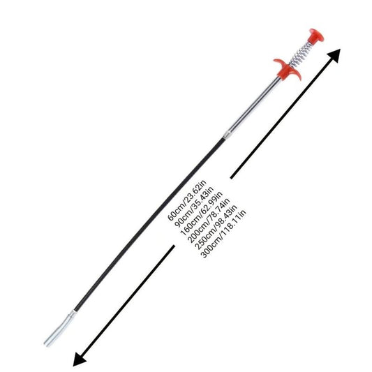 Toilet Dredging Tool 4 Claws Sewer Pipe Dredger Clogged Clamps