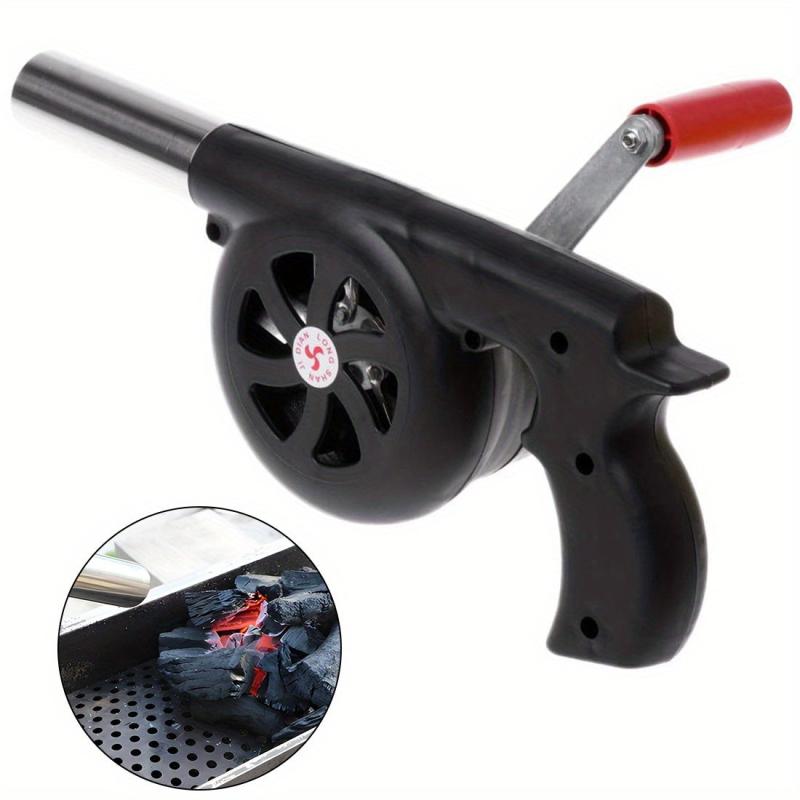 Hand Crank Blower BBQ Manual Fan for Outdoor Cooking