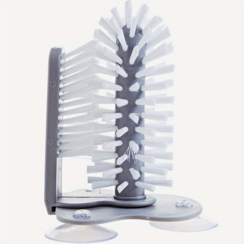 Glass Cleaning Brush Suction Cup Kitchen Tool