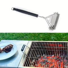 Stainless Steel Grill Scraper BBQ Cleaning Tool Outdoor Picnic BBQ Accessories