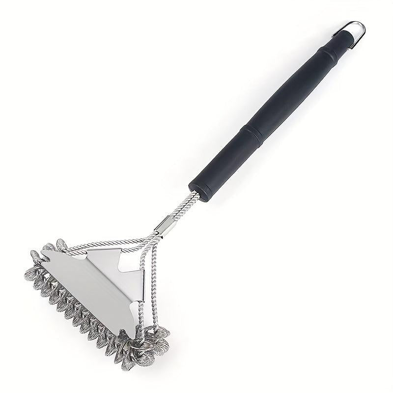 Stainless Steel Grill Scraper BBQ Cleaning Tool Outdoor Picnic BBQ Accessories