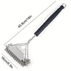 Stainless Steel Grill Scraper BBQ Cleaning Tool Outdoor Picnic BBQ Accessories