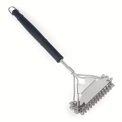Stainless Steel Grill Scraper BBQ Cleaning Tool Outdoor Picnic BBQ Accessories