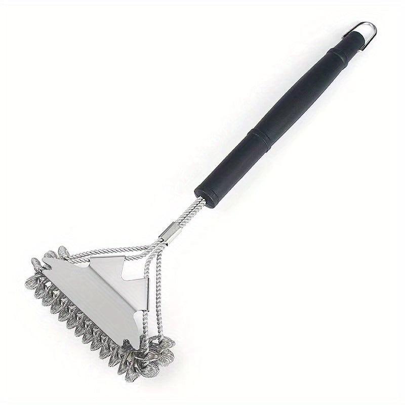 Stainless Steel Grill Scraper BBQ Cleaning Tool Outdoor Picnic BBQ Accessories