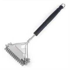 Stainless Steel Grill Scraper BBQ Cleaning Tool Outdoor Picnic BBQ Accessories