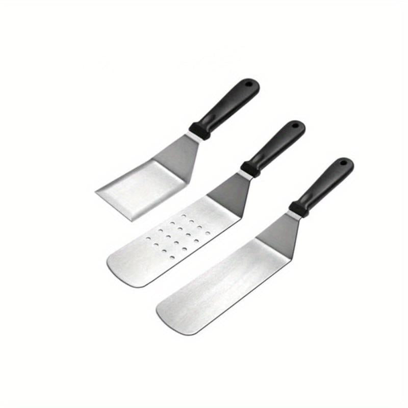 3PCS BBQ Griddle Accessories Set Stainless Steel Barbecue Tools Kit