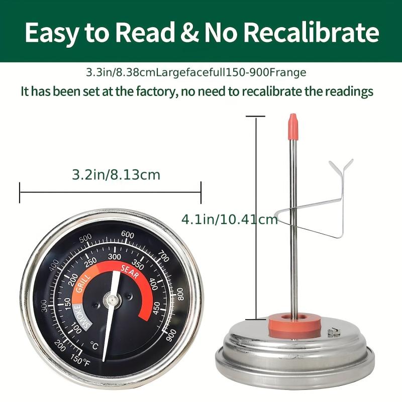 Waterproof BBQ Grill Temperature Gauge 150-900F