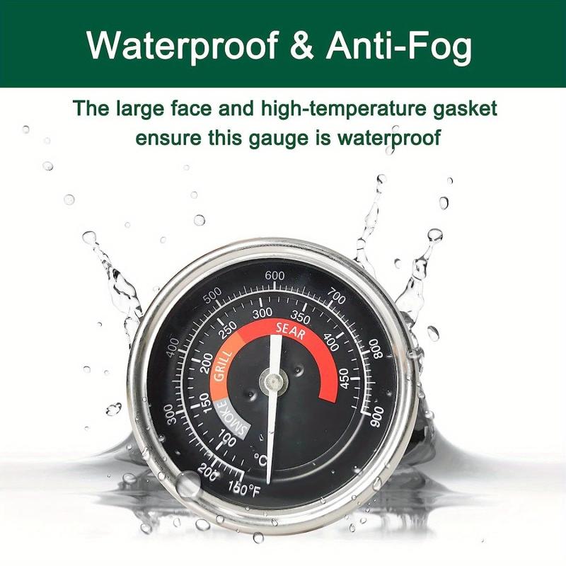 Waterproof BBQ Grill Temperature Gauge 150-900F