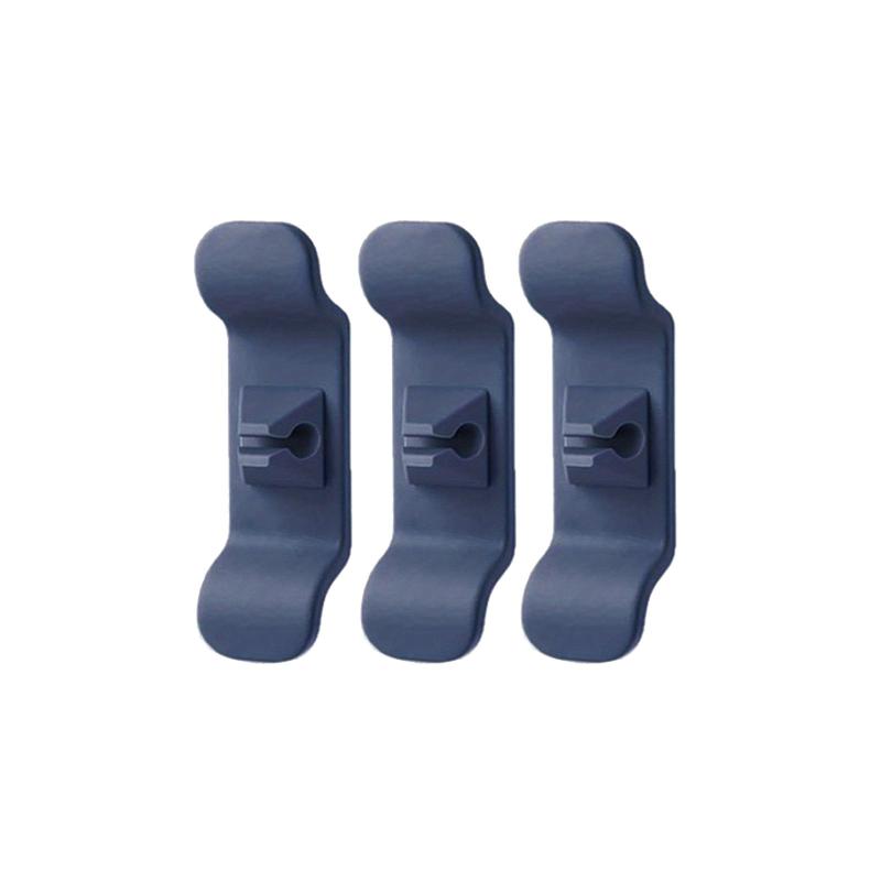 3pcs Cord Winder Stick On Tidy Wrap Cable Hider Storage