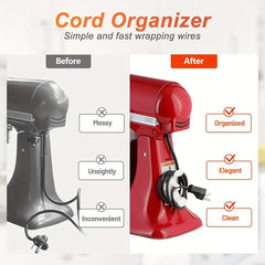 3pcs Cord Winder Stick On Tidy Wrap Cable Hider Storage