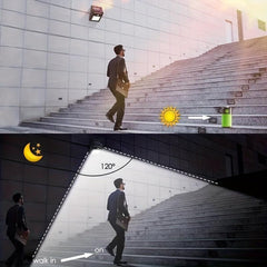 4pcs Solar Wall Lights Outdoor Waterproof Induction Path Lighting
