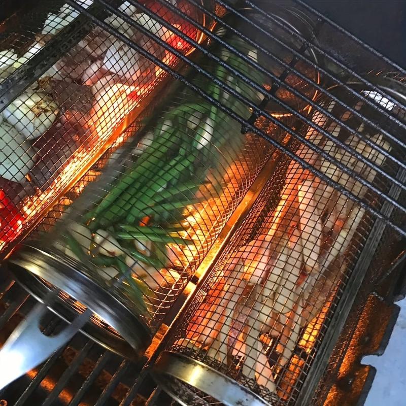 Stainless Steel Grill Basket for Fish & Veggies